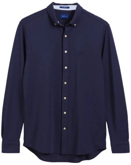 Gant Regular Fit Overhemd Gant , Blue , Dames - Xl,L