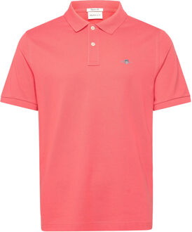 Gant Regular shield pique polo Roze - XL