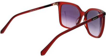 Gant Rode Acetaat Zonnebril Rood - One Size