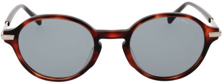 Gant Ronde Montuur Zonnebril Bruin