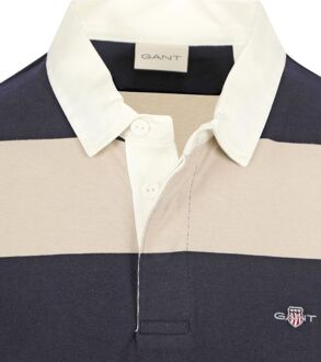 Gant Rugger Polo Beige Blauw