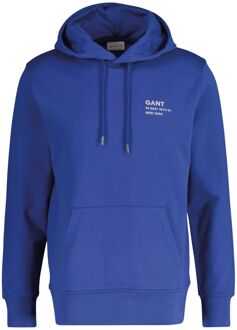 Gant Script Graphic Hoodie Heren - L