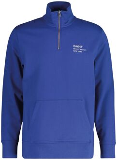 Gant Script Half Zip Sweater Heren - L