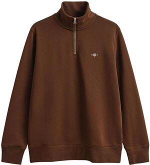 Gant Shield Half Zip Sweater Heren - L