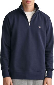 Gant Shield Half Zip Sweater Heren navy - XXXL