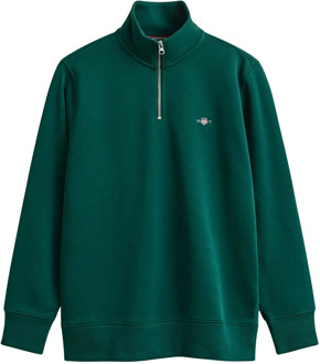 Gant Shield Half Zip Sweater Heren - XL