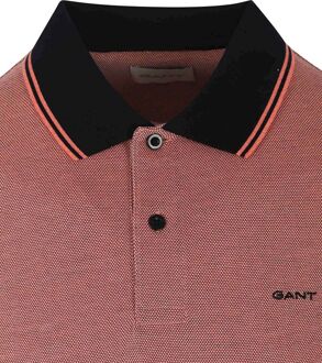 Gant Shield Oxford Piqué Poloshirt Rood - 3XL,L,M,XL