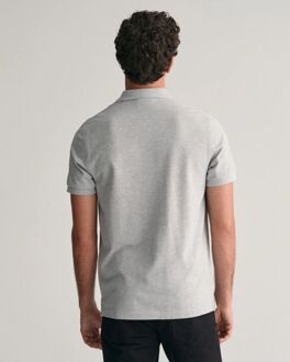 Gant Shield Piqué Poloshirt Grijs - S,L,XL,M,XXL,4XL,5XL