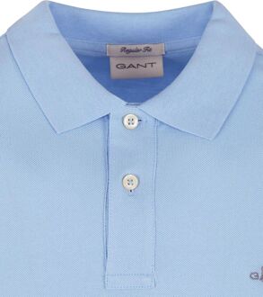 Gant Shield Piqué Poloshirt Lichtblauw - S,L,M,XXL,3XL,4XL,5XL