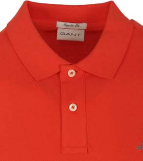 Gant Shield Piqué Poloshirt Rood - L,M,XL,XXL