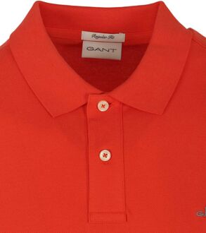 Gant Shield Piqué Poloshirt Rood
