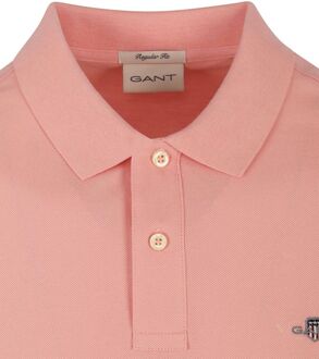 Gant Shield Piqué Poloshirt Roze - M