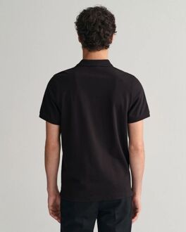Gant Shield Piqué Poloshirt Zwart - L,XL,M,XXL,3XL,4XL