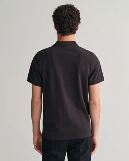 Gant Shield Piqué Poloshirt Zwart - L,XL,M,XXL,3XL,5XL