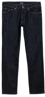 Gant Slim Fit Jeans van katoenmix Gant , Blue , Heren - W29