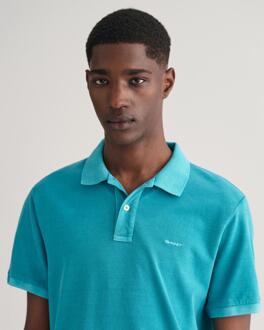 Gant Sunfaded Pique Polo Heren blauw - XXL