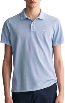 Gant Sunfaded Pique Polo Heren lichtblauw