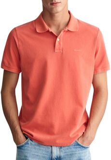 Gant Sunfaded Pique Polo Heren oranje - XL