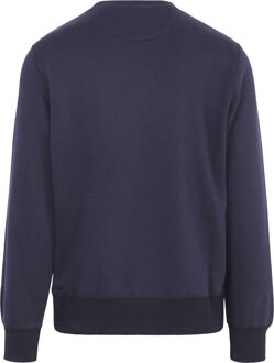 Gant Sweater Embossed Logo Navy Donkerblauw - M,XXL