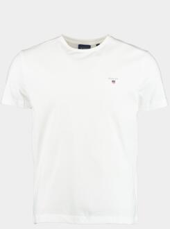 Gant T-shirt korte mouw original ss t-shirt 234100/110 Wit - XXXL