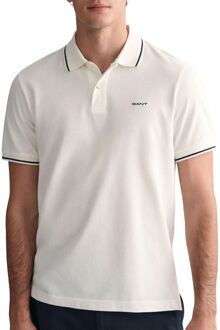 Gant Tipping SS Pique Rugger Polo Heren - XL