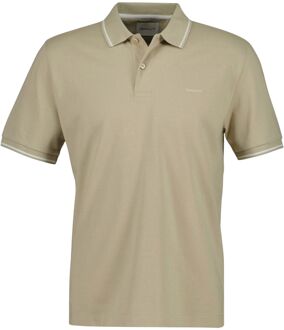 Gant Tipping SS Pique Rugger Polo Heren - XL