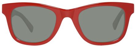 Gant Vierkante Zonnebril Rode Montuur Rood - One Size