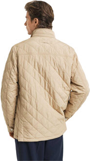 Gant Winddichte gewatteerde halflange jas heren (Khaki) Kaki - XL