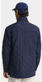 Gant Winterjack quilted windcheater mid jacke 7006497/433 - maat M Blauw