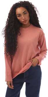 Gant Women's Gant Super Fine Lambswool Crewneck Sweater in Pink Roze