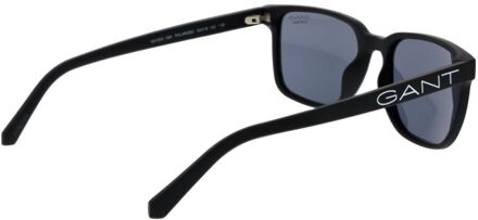 Gant Zwarte Roestvrijstalen Zonnebril - maat