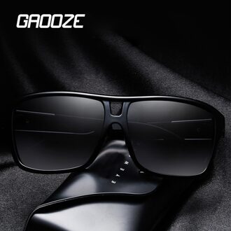 Gaooze Gepolariseerde Zonnebril Voor Mannen Anti-Glare Vierkante Glazen Voor Rijden Zonnebril Vintage Zonnebril Mannen Gepolariseerde LXD139 TR90