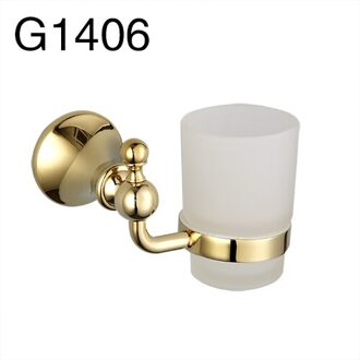 GAPPO 1 set zinklegering bekerhouder Glas cups Wall-mount Enkele Tandenborstel Tand bekerhouder Badkamer Accessoires GA1406