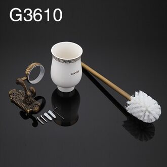 GAPPO Rvs Wc Borstel Houders Wall Mount Enkele Borstel Cetamic bekerhouders Antieke Toiletpot Badkamer Hardware set
