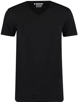 Garage 2-Pack Basic T-shirt Bio V-Neck Zwart - 3XL,L,M,S,XL,XXL