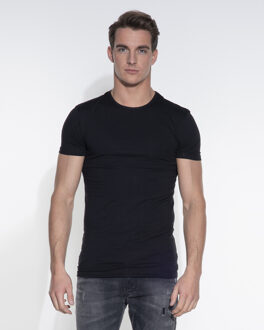 Garage 201 - T-shirt 1-pack Body Fit Ronde Hals Zwart - L