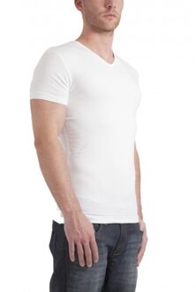 Garage 202 - T-shirt 1-pack Body Fit V-Hals Wit - XXL