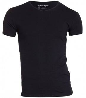 Garage 202 - T-shirt 1-pack Body Fit V-Hals Zwart - L