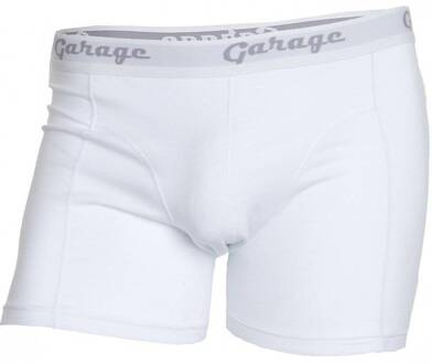 Garage 270 - 2-pack boxer short Classic Fit White - M - 95%cotton/5% elastan