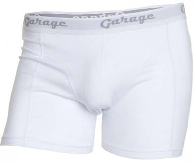 Garage 270 - 2-pack boxer short Classic Fit White - S - 95%cotton/5% elastan