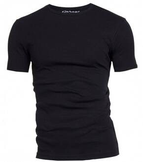 Garage 301 - T-shirt 1-pack Semi Body Fit Ronde Hals Black - XXL