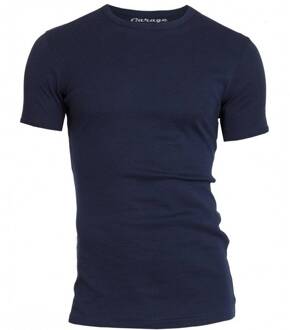 Garage 301 - T-shirt 1-pack Semi Body Fit Ronde Hals Navy - S
