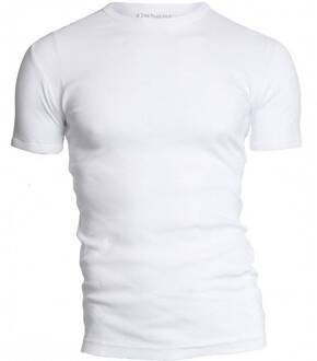 Garage 301 - T-shirt 1-pack Semi Body Fit Ronde Hals Wit - 3XL