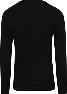 Garage 303 - T-shirt 1-pack Semi Body Fit Long Sleeve R-Hals Zwart - L