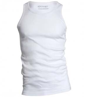 Garage 401 - Singlet 1-pack Semi Body Fit Singlet Wit - L