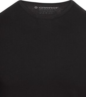 Garage Basic Longsleeve T-Shirt Stretch Zwart - 3XL,L,S,XL,XXL