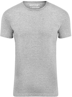 Garage Basis t-shirt ronde hals bodyfit grijs - XXL