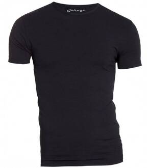 Garage T-shirt 1-pack Body Fit Ronde Hals Zwart   3XL