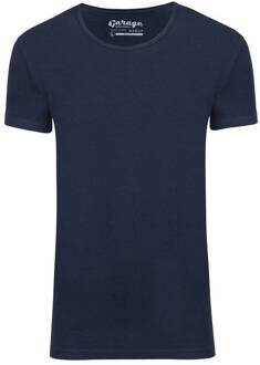 Garage T-Shirt Deep Round Neck Navy XL
