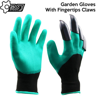 Garden Gloves With Fingertips Claws Quick Easy to Dig and Plant Safe for Rose Pruning Gloves Mittens Digging Gloves
